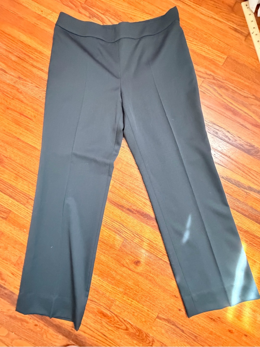 Armani Collezioni Black Straight Leg Dress Pants IT 48